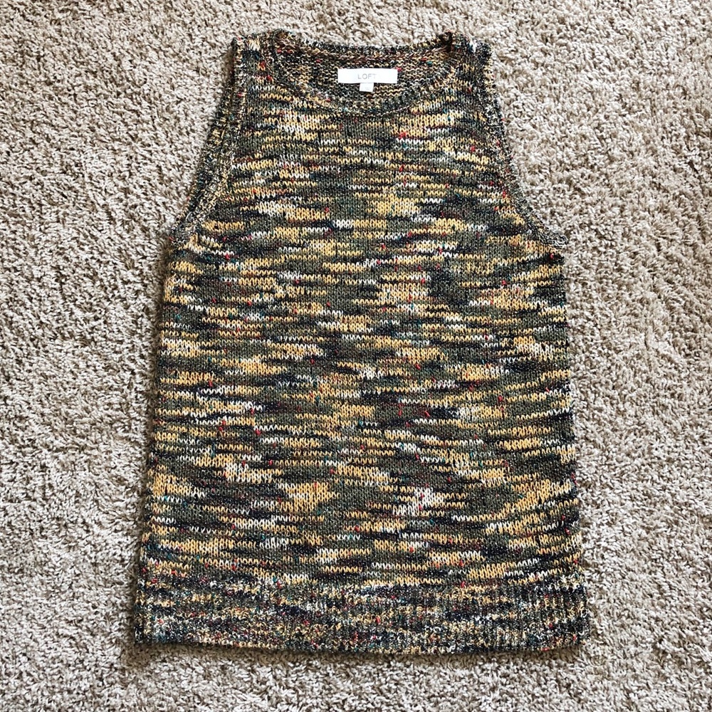 LOFT Sleeveless Tank L Sweater